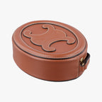 Celine Oval Purse Cuir Triomphe Brown Leather — view 4