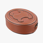 Celine Oval Purse Cuir Triomphe Brown Leather — view 6