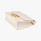 Dior White Leather Shoulder Bag — view 4