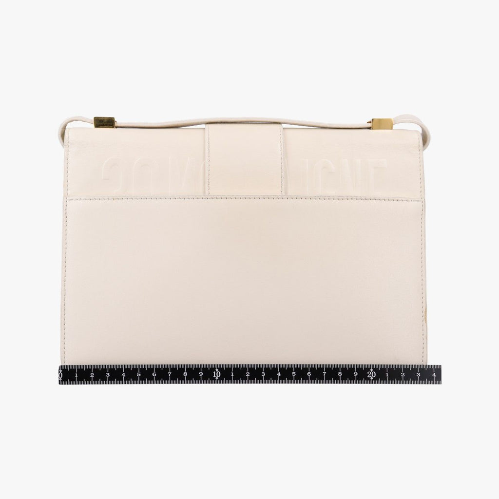 Dior White Leather Shoulder Bag — view 2
