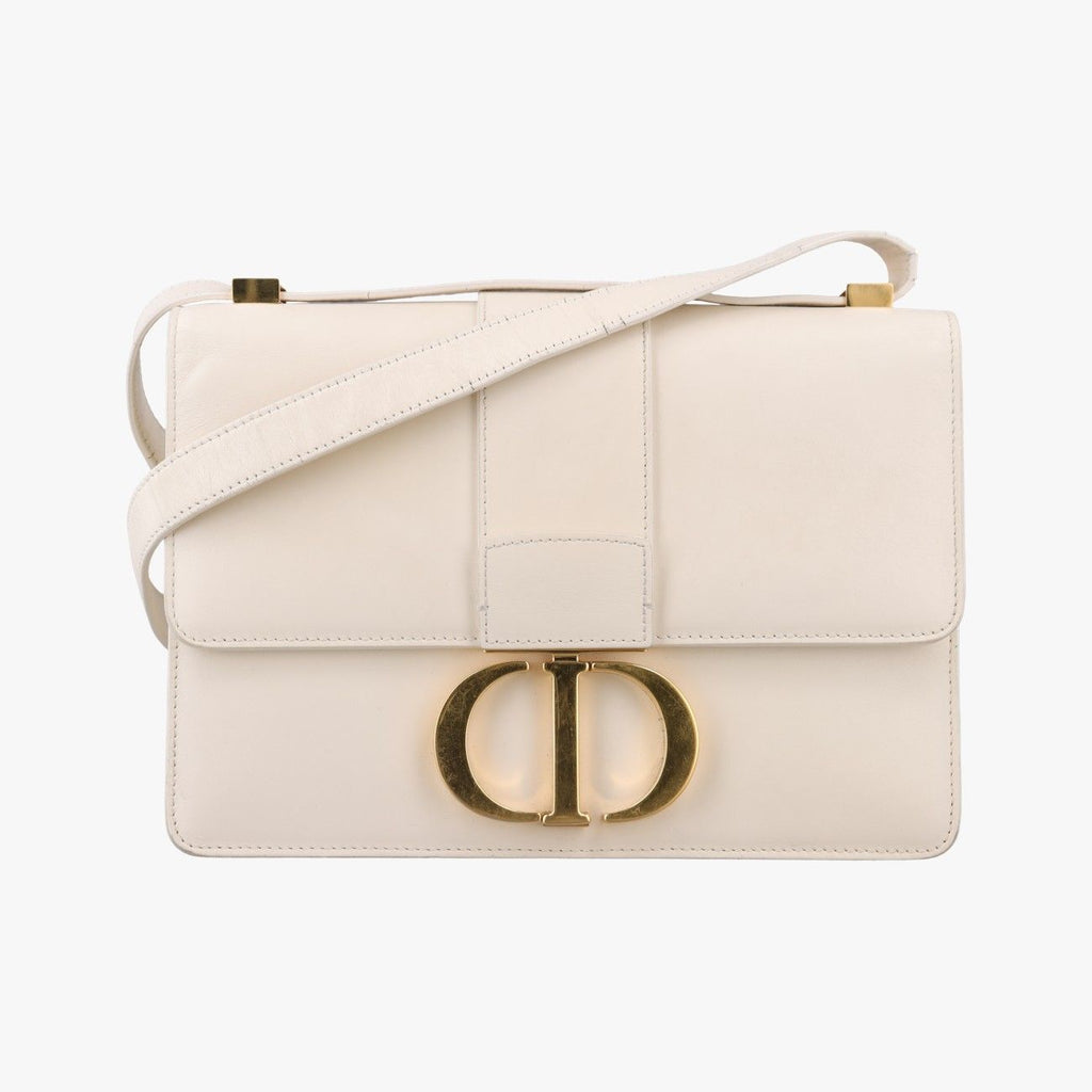 Dior White Leather Shoulder Bag
