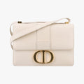 Dior White Leather Shoulder Bag