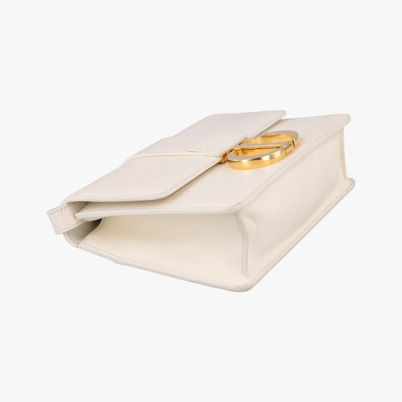 Dior White Leather Shoulder Bag — view 5