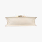 Dior White Leather Shoulder Bag — view 3