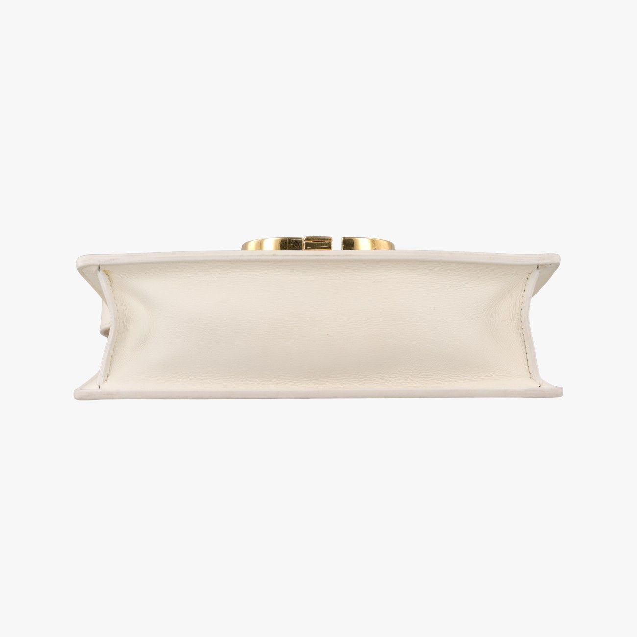 Dior White Leather Shoulder Bag — view 3