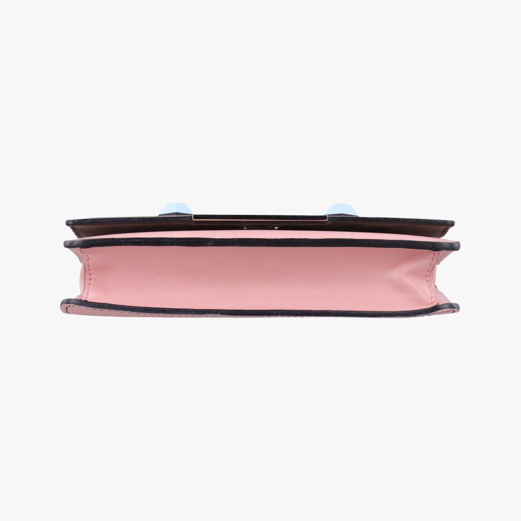 Fendi Monster Eyes Continental Pink Multicolor Leather — view 3
