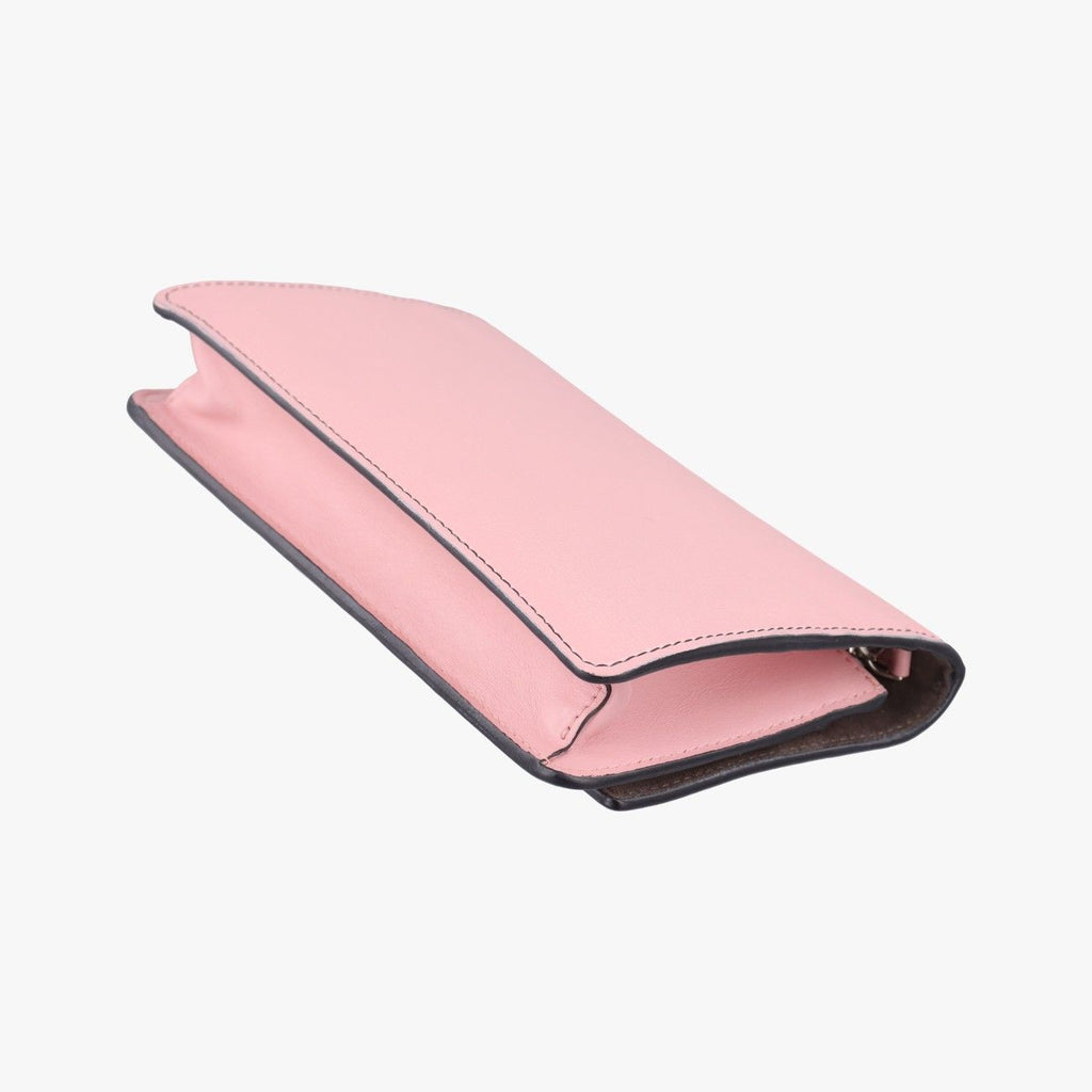 Fendi Monster Eyes Continental Pink Multicolor Leather — view 6