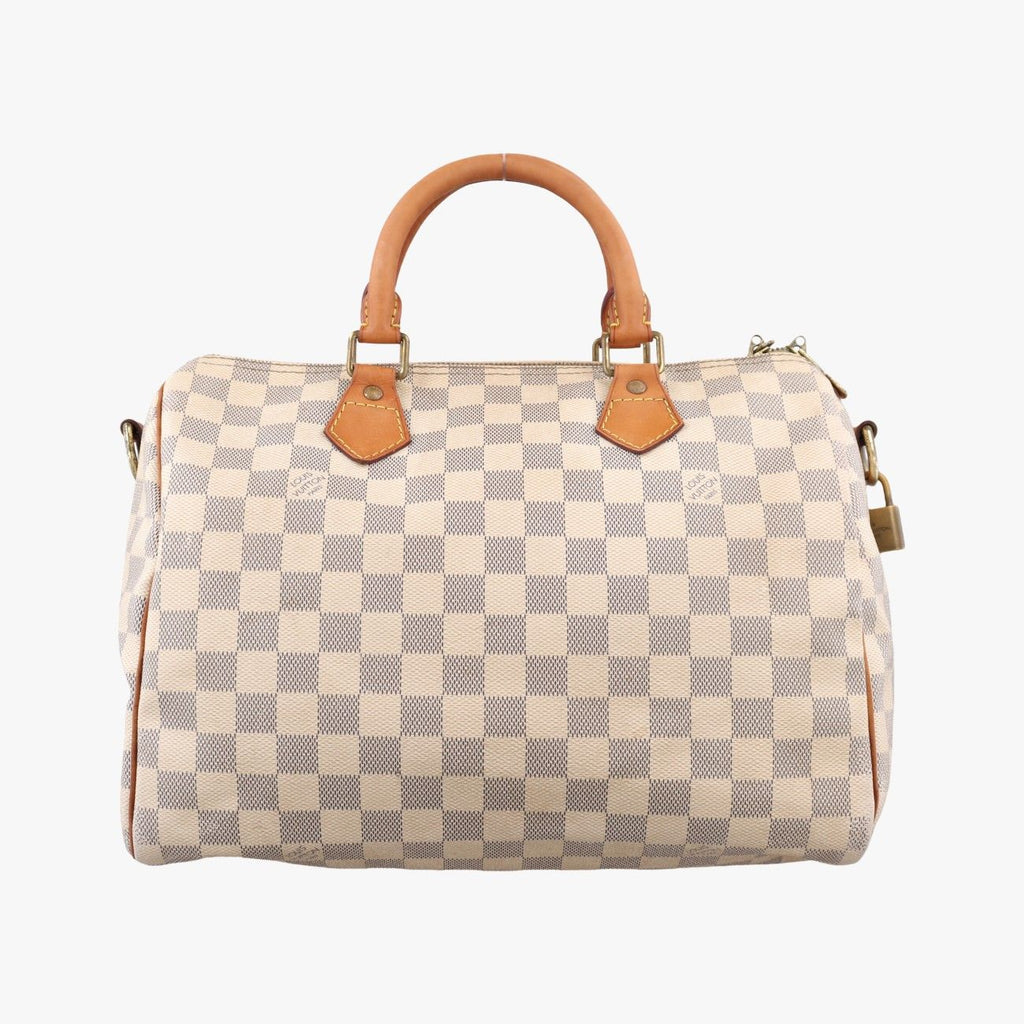Louis Vuitton Speedy 30 Azur Damier Canvas Handbag
