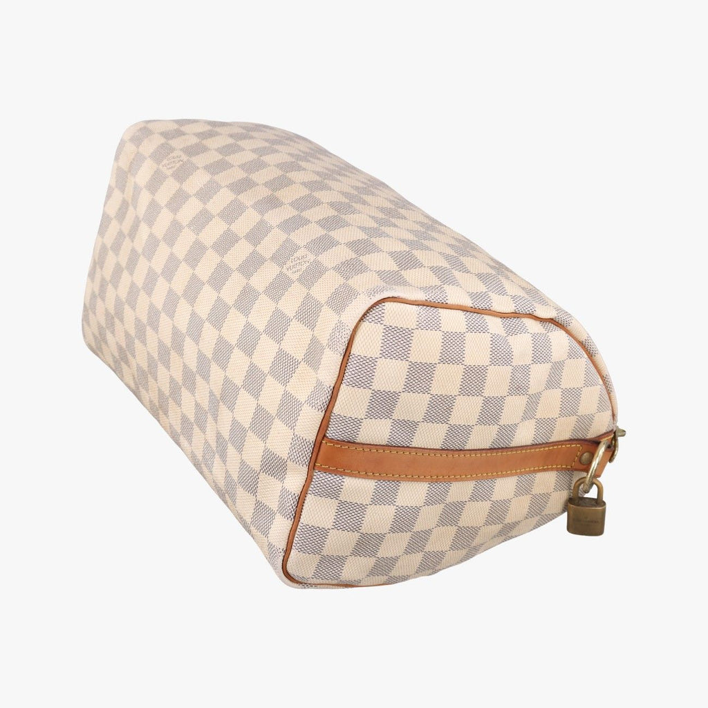 Louis Vuitton Speedy 30 Azur Damier Canvas Handbag — view 4