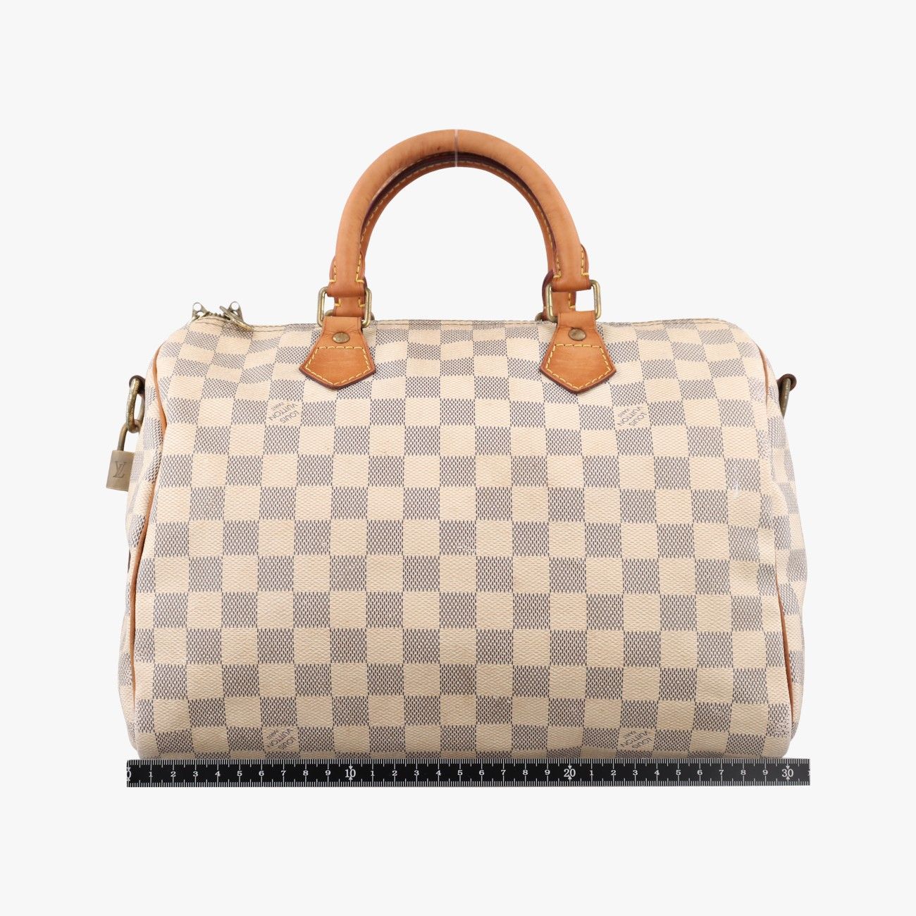 Louis Vuitton Speedy 30 Azur Damier Canvas Handbag — view 2