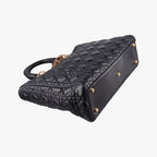 Dior Lady Black Lambskin Handbag — view 5