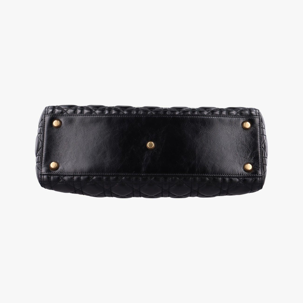 Dior Lady Black Lambskin Handbag — view 3