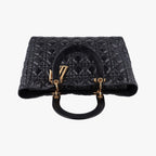 Dior Lady Black Lambskin Handbag — view 8
