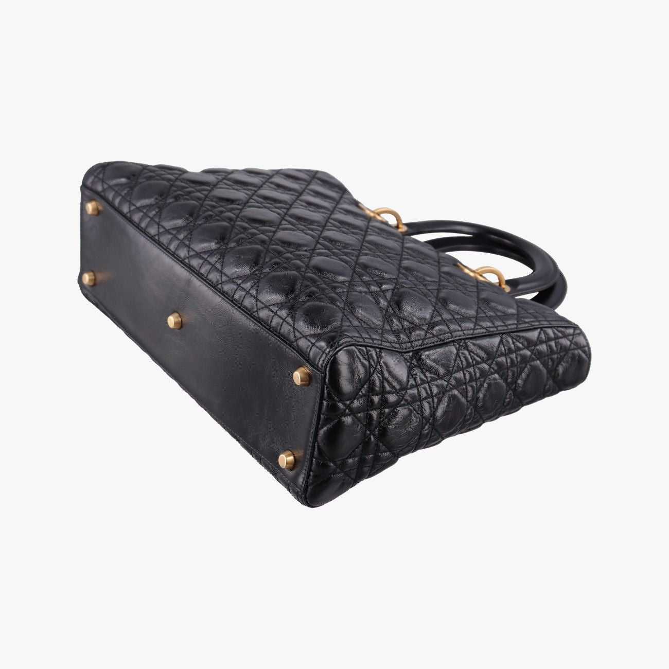 Dior Lady Black Lambskin Handbag — view 6