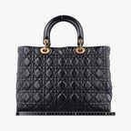 Dior Lady Black Lambskin Handbag — view 2