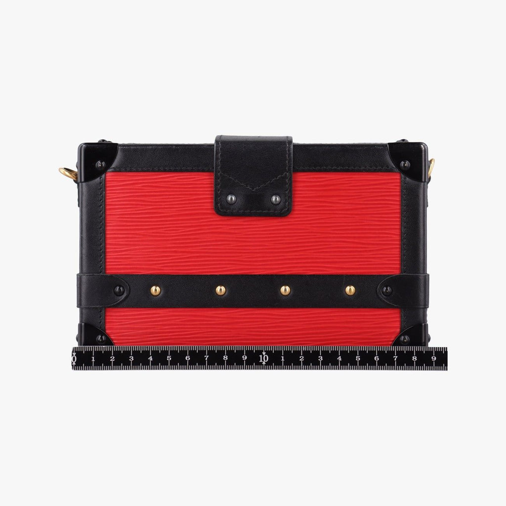 Louis Vuitton Petite Malle Noir Coquelicot Epi Leather — view 2