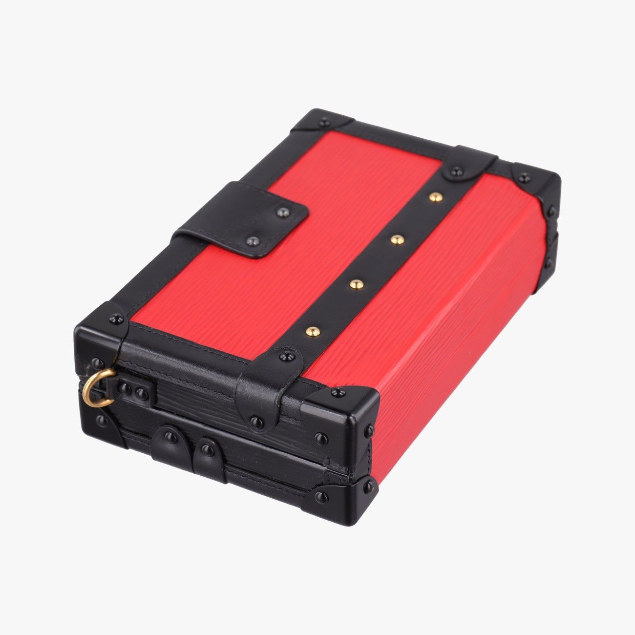 Louis Vuitton Petite Malle Noir Coquelicot Epi Leather — view 7