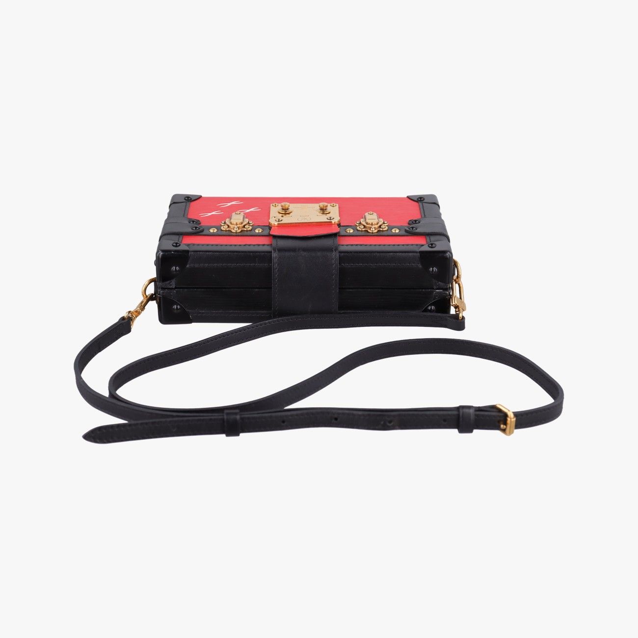 Louis Vuitton Petite Malle Noir Coquelicot Epi Leather — view 8