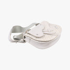 Dior Saddle Bag White Jacquard Leather — view 5