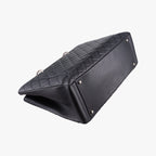 Chanel Quilted CC Logo Grand Shopping Tote Bag GST Black Caviar Leather — view 7