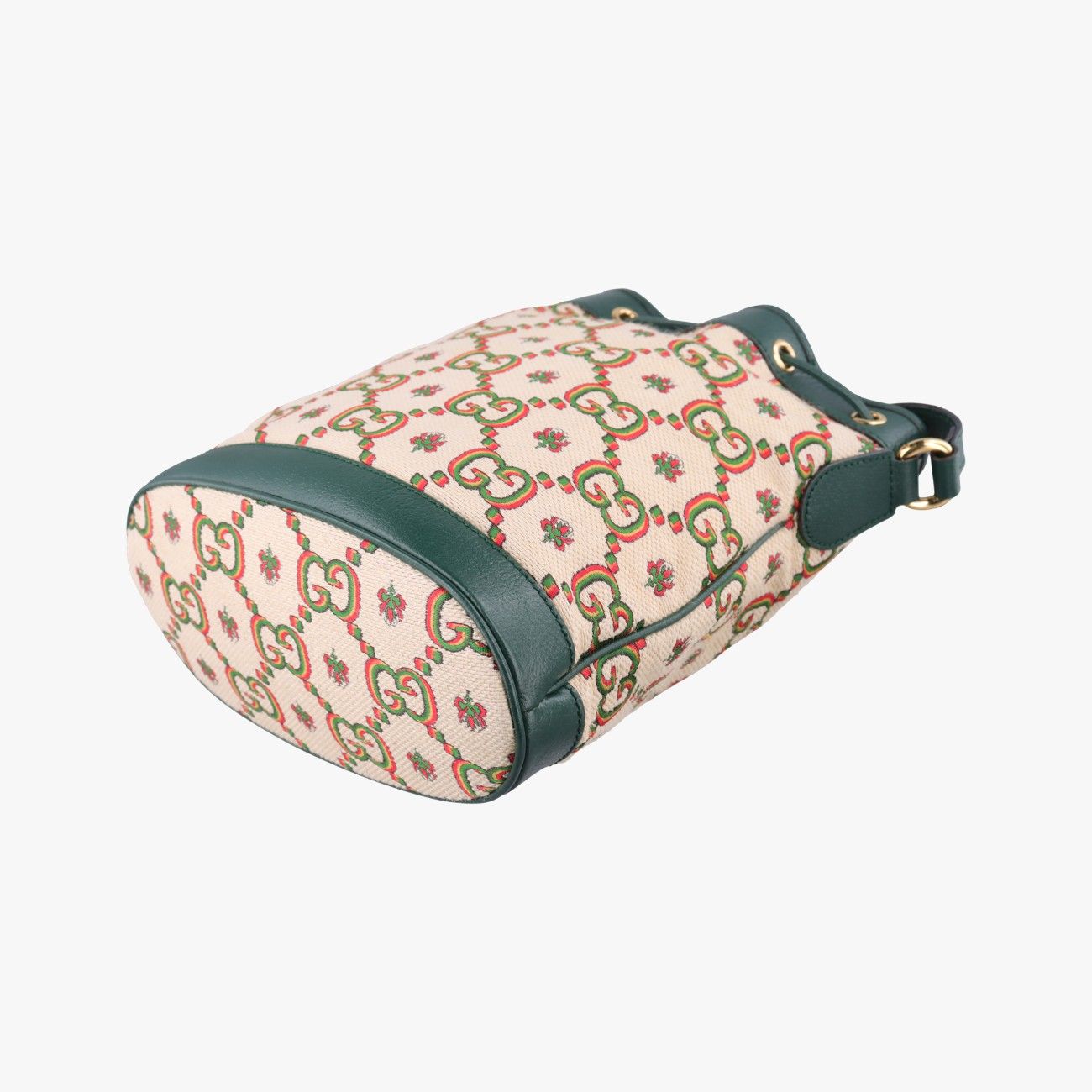 Gucci Ophidia Mini Bucket Green Multi Canvas Leather — view 6
