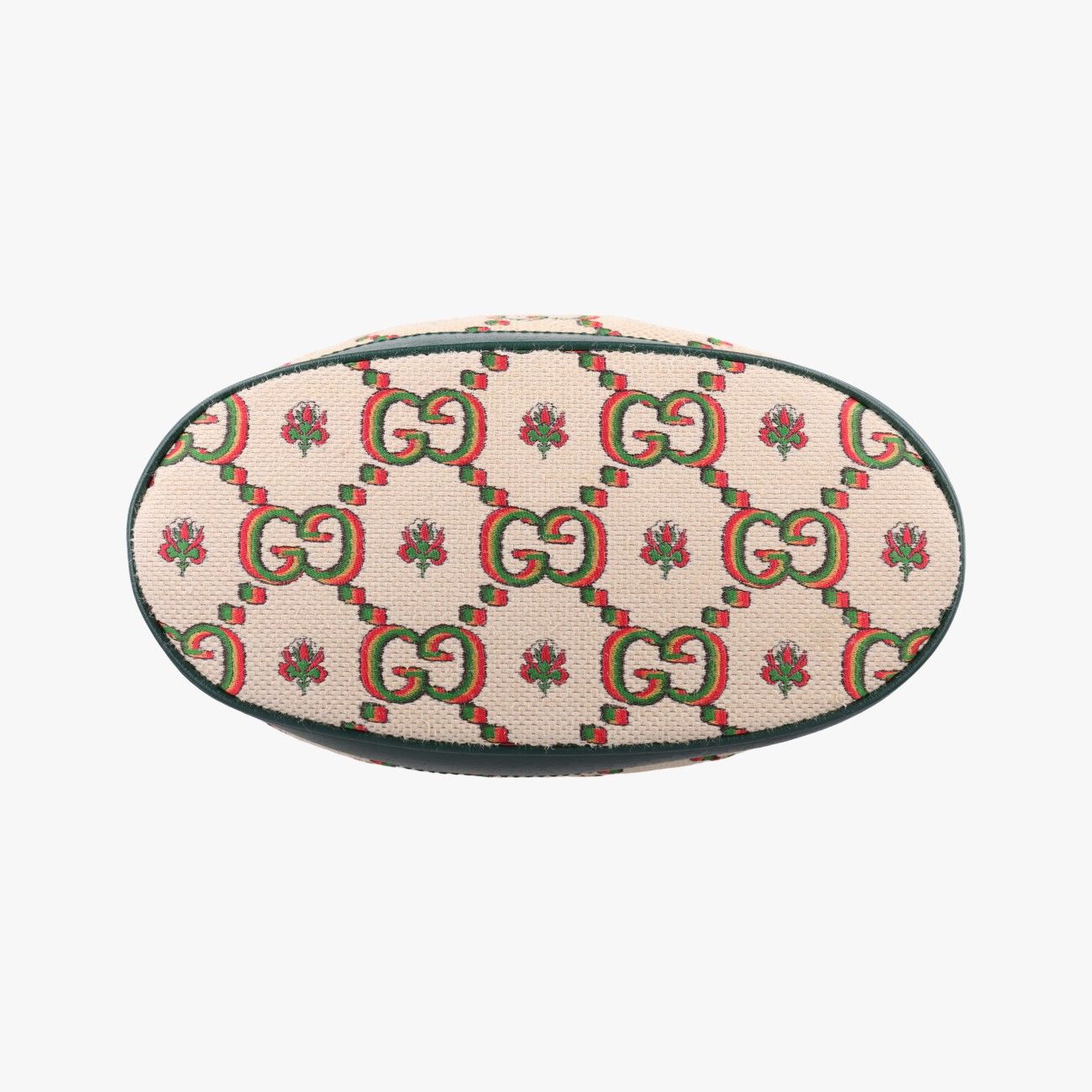 Gucci Ophidia Mini Bucket Green Multi Canvas Leather — view 3