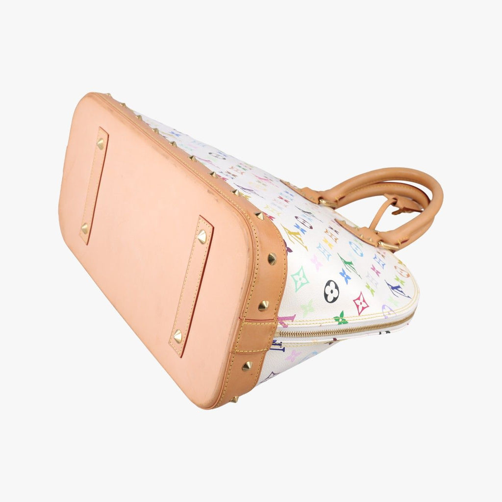 Louis Vuitton Alma GM Blanc Monogram Multicolor Handbag — view 6