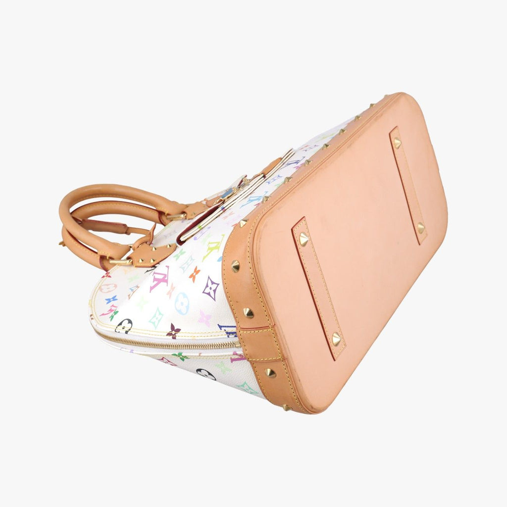 Louis Vuitton Alma GM Blanc Monogram Multicolor Handbag — view 5