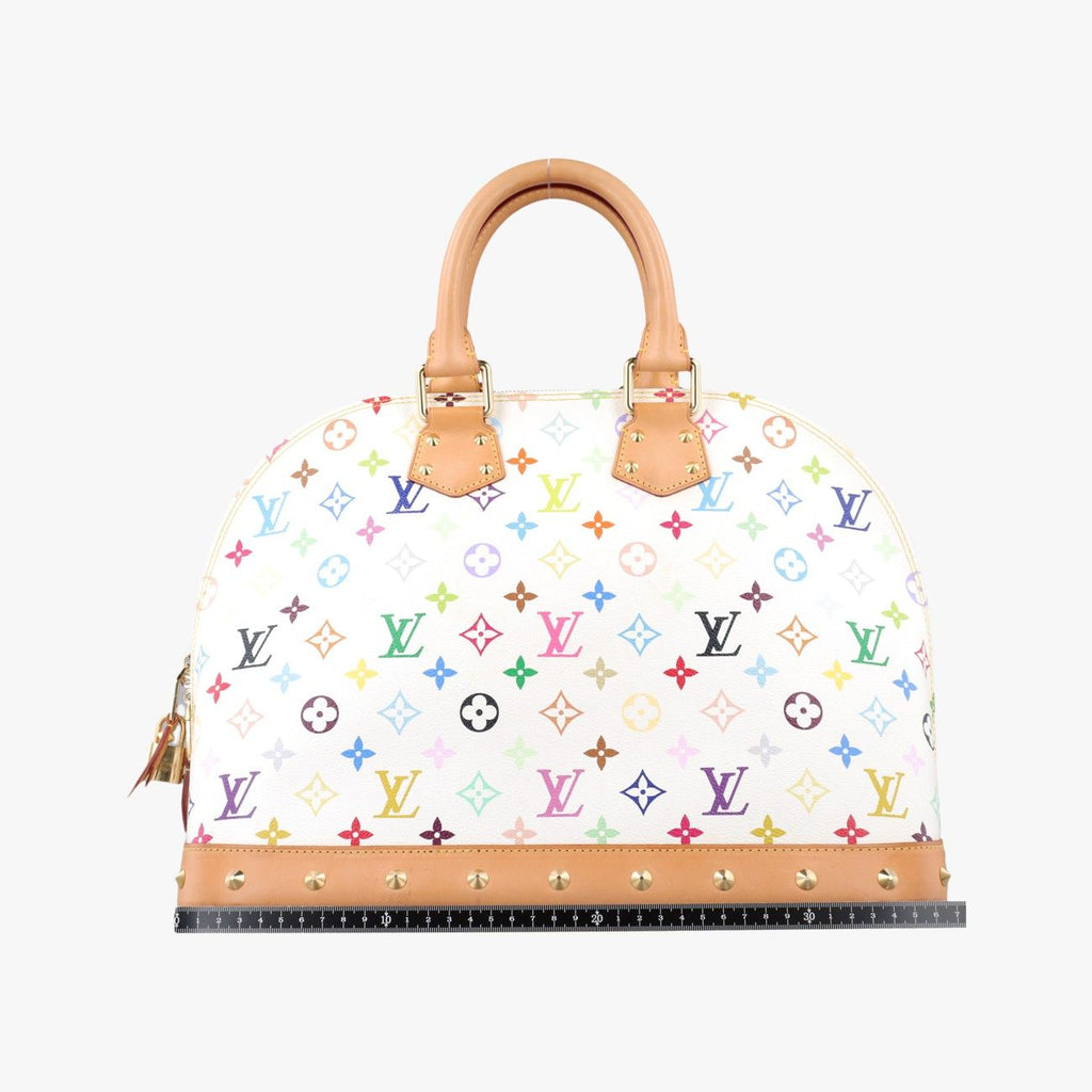 Louis Vuitton Alma GM Blanc Monogram Multicolor Handbag — view 2