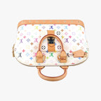 Louis Vuitton Alma GM Blanc Monogram Multicolor Handbag — view 8