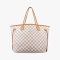 Louis Vuitton Neverfull MM Azur Damier Canvas
