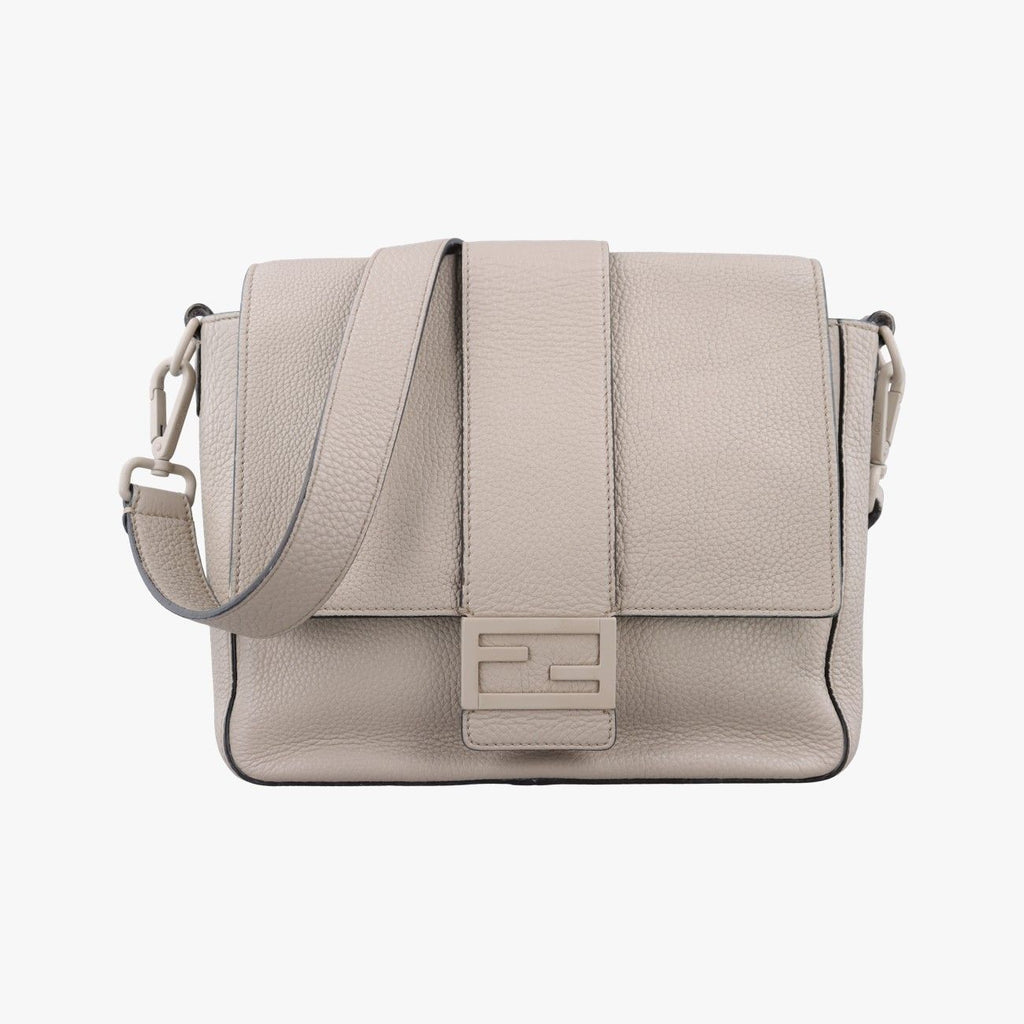 Fendi Mamma Bucket Gray Leather