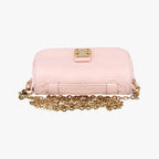 Louis Vuitton Micro Metis Pouch Chain Monogram Rose Pomelo Empreinte — view 8