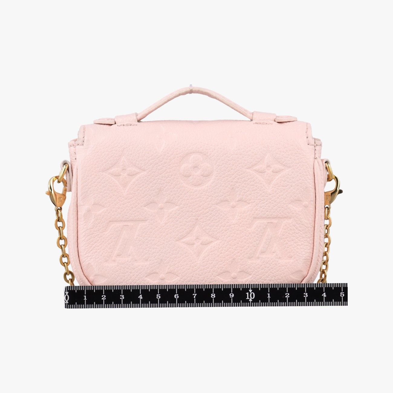 Louis Vuitton Micro Metis Pouch Chain Monogram Rose Pomelo Empreinte — view 2