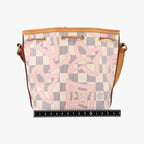 Louis Vuitton Tahitian Nano Noe Azur Damier Canvas Bucket Bag — view 2