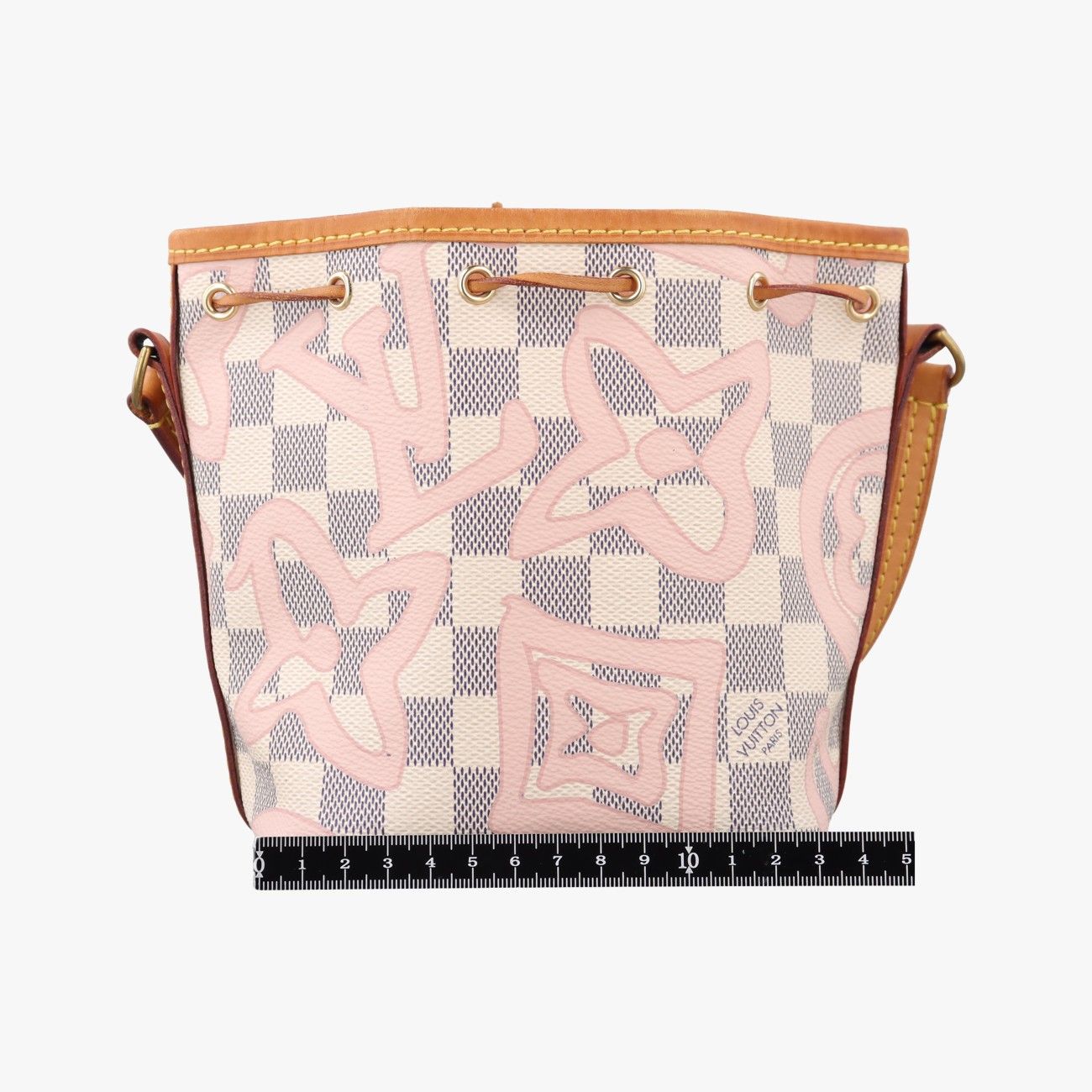 Louis Vuitton Tahitian Nano Noe Azur Damier Canvas Bucket Bag — view 2