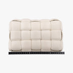 Bottega Veneta Padded Cassette White Lambskin Shoulder Bag — view 2