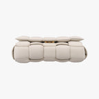 Bottega Veneta Padded Cassette White Lambskin Shoulder Bag — view 3