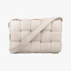 Bottega Veneta Padded Cassette White Lambskin Shoulder Bag