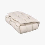Bottega Veneta Padded Cassette White Lambskin Shoulder Bag — view 4