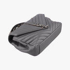 Saint Laurent Carre Gray Leather — view 5