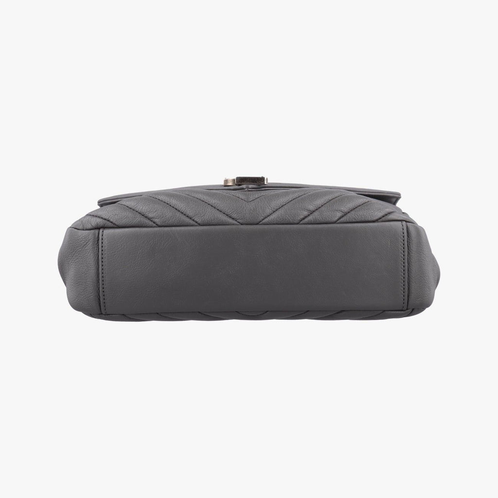 Saint Laurent Carre Gray Leather — view 3