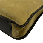 Loewe Handbag Beige Dark Brown Leather — view 6