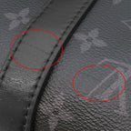 Louis Vuitton 2-Way Bag Keepall Bandouliere 25 Leather Monogram Eclipse Reverse — view 5
