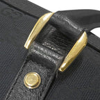 Gucci GG Canvas Abbey Mini Bag Black Gold — view 7