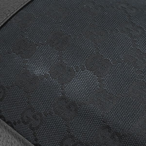 Gucci GG Canvas Abbey Mini Bag Black Gold — view 5