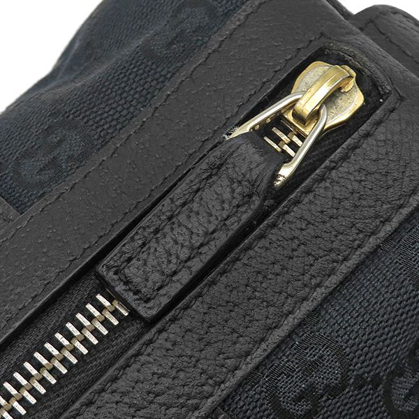 Gucci GG Canvas Abbey Mini Bag Black Gold — view 6