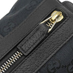 Gucci GG Canvas Abbey Mini Bag Black Gold — view 6