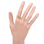 Dior Ring CD Logo Diamond Yellow Gold 18k — view 8