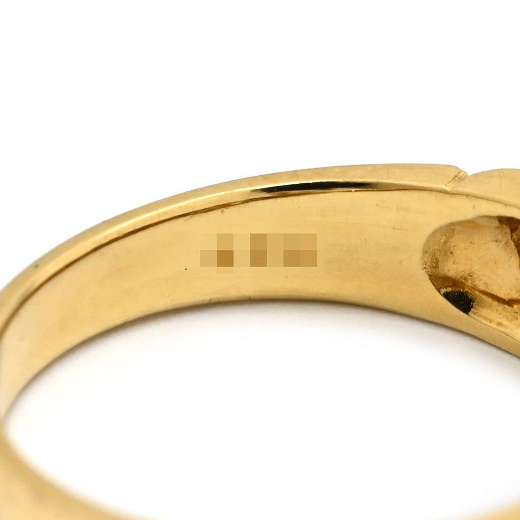 Dior Ring CD Logo Diamond Yellow Gold 18k — view 4